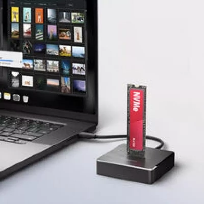 AXAGON ADSA-M2C11 USB-C 10Gbps Dockingstation voor een M.2-NVMe- of SATA-SSD