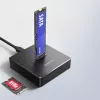 AXAGON ADSA-M2C11 USB-C 10Gbps Dockingstation voor een M.2-NVMe- of SATA-SSD