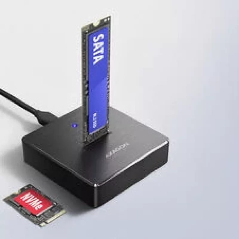 AXAGON ADSA-M2C11 USB-C 10Gbps Dockingstation voor een M.2-NVMe- of SATA-SSD