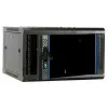 DSIT 6U Wandmontage Serverkast met Glazen Deur, 600 x 600 x 368 mm, Zwart