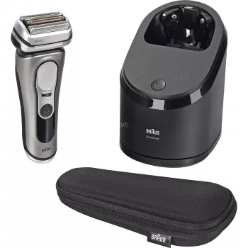 Braun Series 9 PRO+ 9665cc elektrische scheerapparaat met SmartCare Center, grafiet/zilver