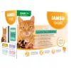 EUKANUBA IAMS DELIGHTS Land & Sea Collection in saus natvoer voor katten – 12x85g zakjes (zalm & kabeljauw, kip & kalkoen, lam & rode paprika)