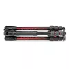 Manfrotto MKBFRTA4RD-BH Befree 4-section aluminium reisstatief met kogelkop, rood