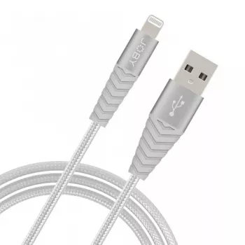 Joby oplaad- en synchronisatiekabel Lightning, 1,2 m, zilver (JB01814-BWW)