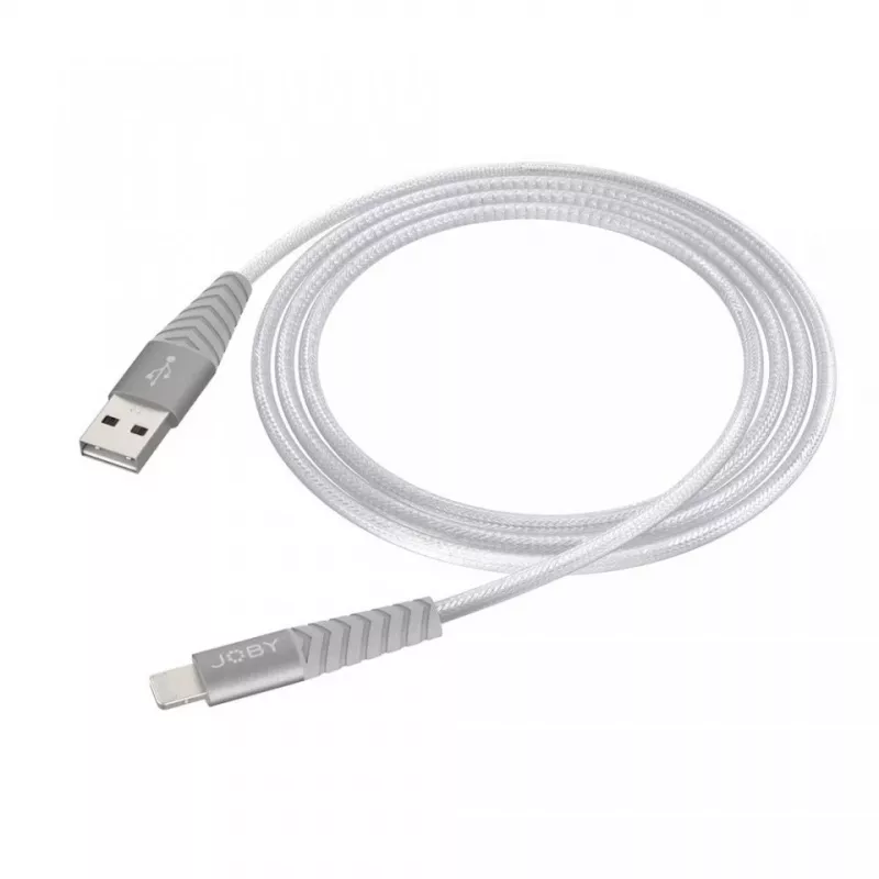 Joby oplaad- en synchronisatiekabel Lightning, 1,2 m, zilver (JB01814-BWW)