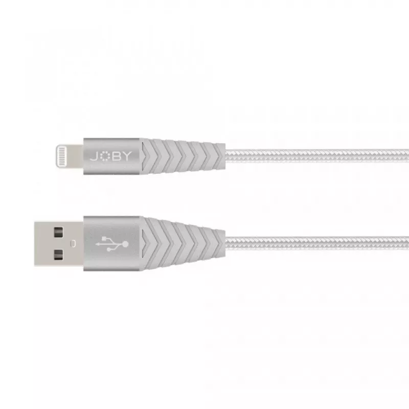 Joby oplaad- en synchronisatiekabel Lightning, 1,2 m, zilver (JB01814-BWW)
