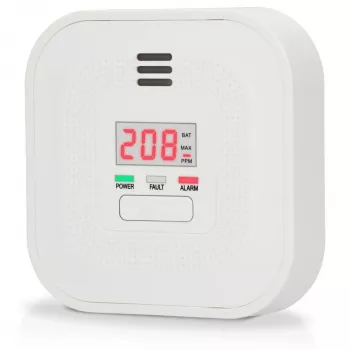Alecto COA4010 koolmonoxidemelder met LCD-display
