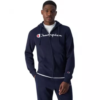 CHAPPI heren Champion full zip hoodie marineblauw 220255 BS501 maat S
