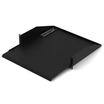 DSIT DS-FHSlide 19 inch schuiflade voor wandbehuizingen van 600 mm diep, 25 kg belasting, zwart