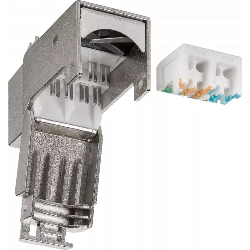 DS-IT CAT6 STP Keystone Jack Toolless RJ45 Module