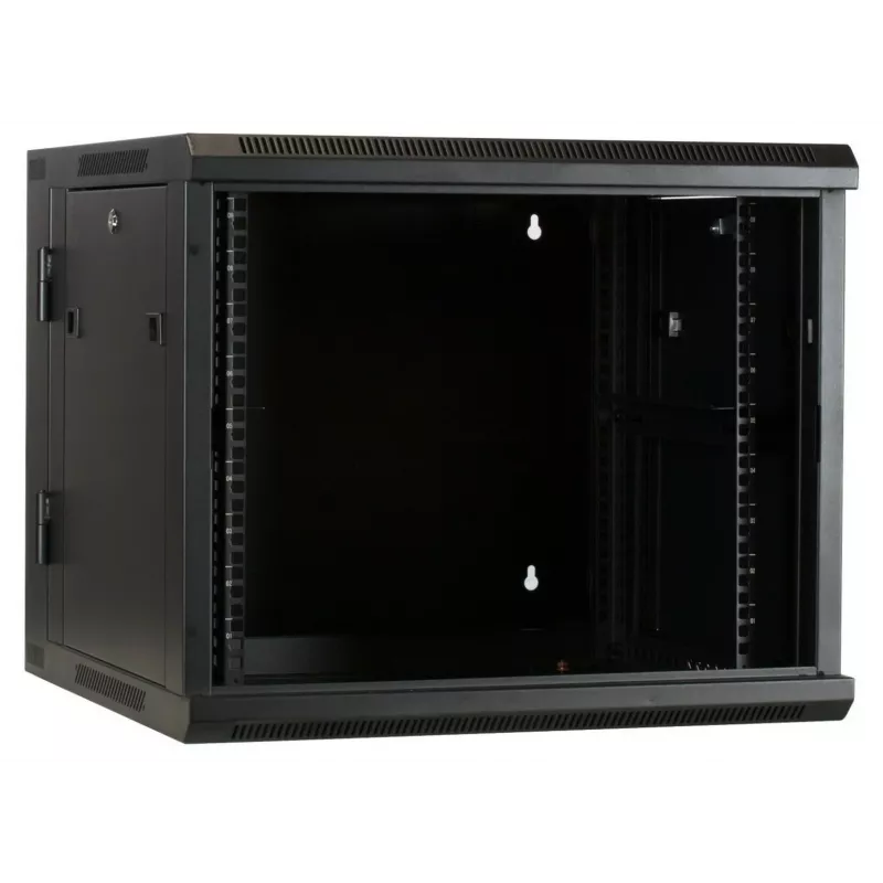 DSIT DS6609-DOUBLE omkeerbare wandmontage-serverkast met glazen deur, 600 mm breed