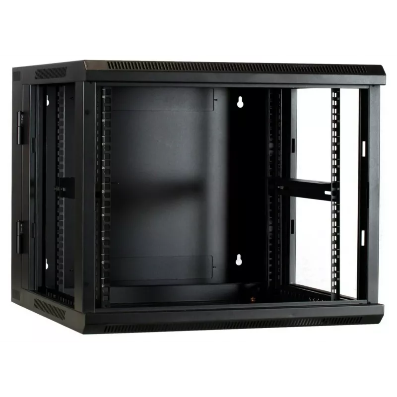 DSIT DS6609-DOUBLE omkeerbare wandmontage-serverkast met glazen deur, 600 mm breed