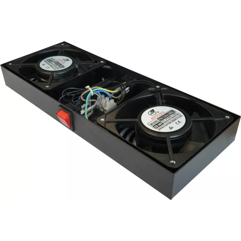 DS-IT wandmontage-ventilatoreenheid met thermostaat voor netwerkkasten (DS-FT-Wall)