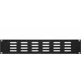 DSIT 19 inch geperforeerd blindpaneel 2U zwart (DS-Blind2-perf)