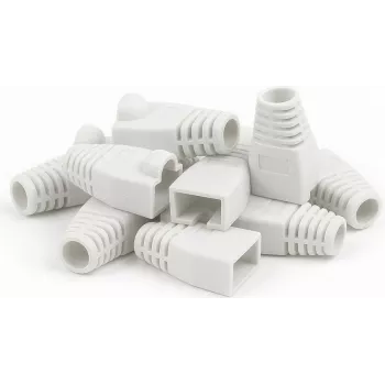 DSIT DANICOM RJ45 kabelmantel wit - 10 stuks (DC-RJ45-BOOT-WHITE-10PCE)