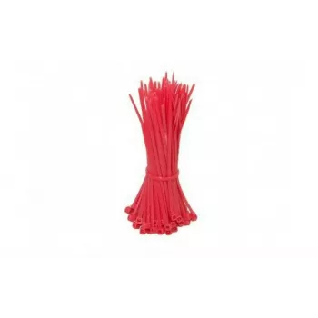 DSIT 200mm rode nylon kabelbinders - 100-pack (kb_200mm_rood)