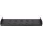 DSIT DS-FH45 vaste legplank voor 450 mm diepe wandkasten, 1U, zwart