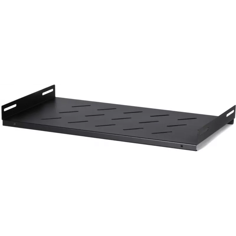 DSIT DS-FH45 vaste legplank voor 450 mm diepe wandkasten, 1U, zwart