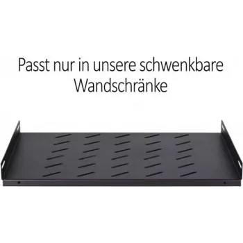 DS-IT vaste legplank voor 600 mm diepe zwenk-wandkasten, 1U, lichtgrijs