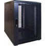 DSIT 15U mini-serverrack met geperforeerde voordeur 600x600x860 mm (DS6615PP-MINI)