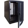 DSIT 15U mini-serverrack met geperforeerde voordeur 600x600x860 mm (DS6615PP-MINI)