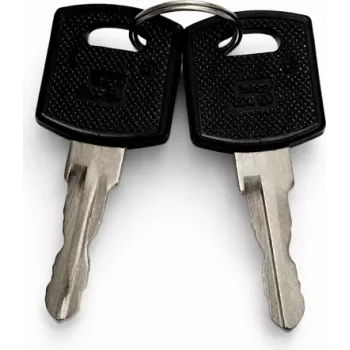 DSIT vervangende sleutelset voor buiten-serverrackdeuren (9U-22U) - 2 sleutels, DS-KEY-OUT-M
