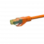 DSIT Cat.7 S/FTP RJ45 netwerkkabel, 0,25 m, oranje