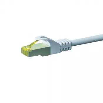 DSIT Cat.7 S/FTP PiMF RJ45 netwerk-patchkabel, 0,50 m, wit