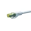 DSIT Cat.7 S/FTP PiMF RJ45 netwerk-patchkabel, 0,50 m, wit