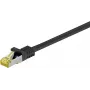 DSIT Cat.7 S/FTP PiMF RJ45 netwerk-patchkabel, 1m, zwart