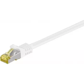 DSIT RJ45 netwerkkabel S/FTP PiMF met CAT 7 kabel wit - 1m
