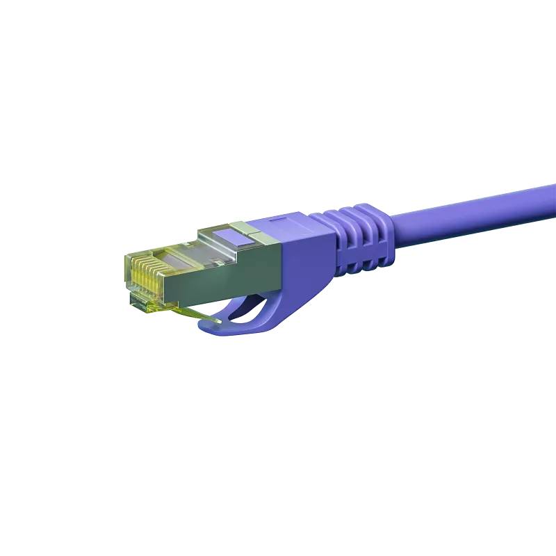 DSIT Cat.7 S/FTP PiMF RJ45 netwerkkabel, 5m, violet