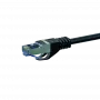 DSIT CAT 6a S/FTP LSOH netwerk-patchkabel, 0,5 m, zwart