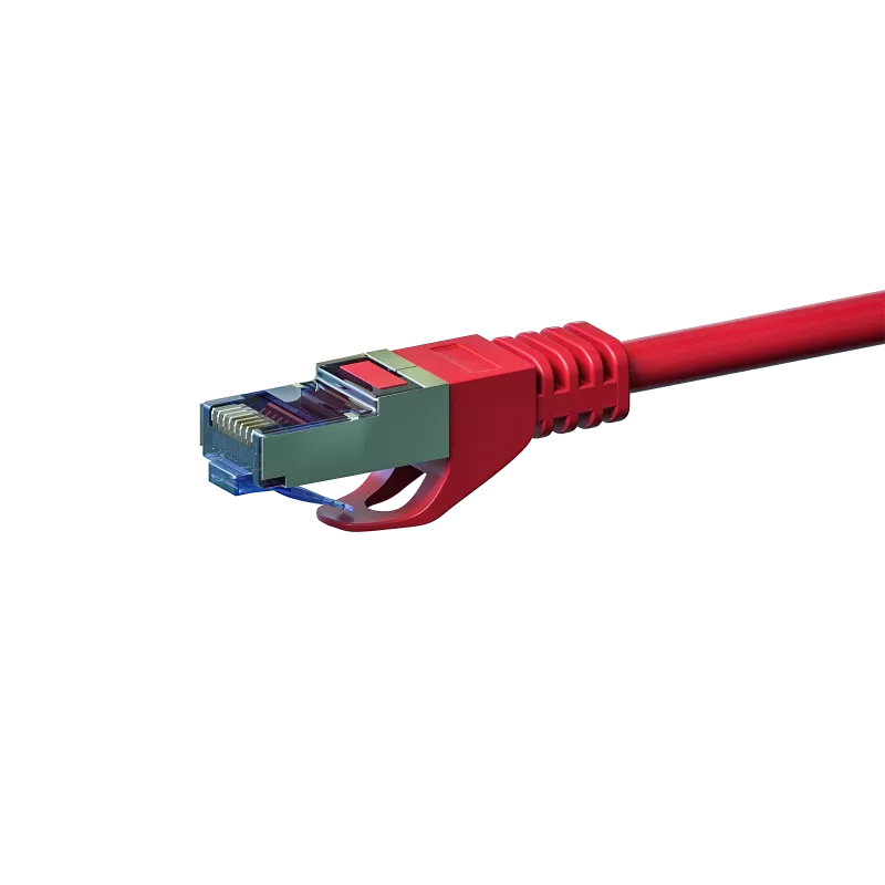 DSIT CAT 6a S/FTP LSOH netwerkkabel 15m rood