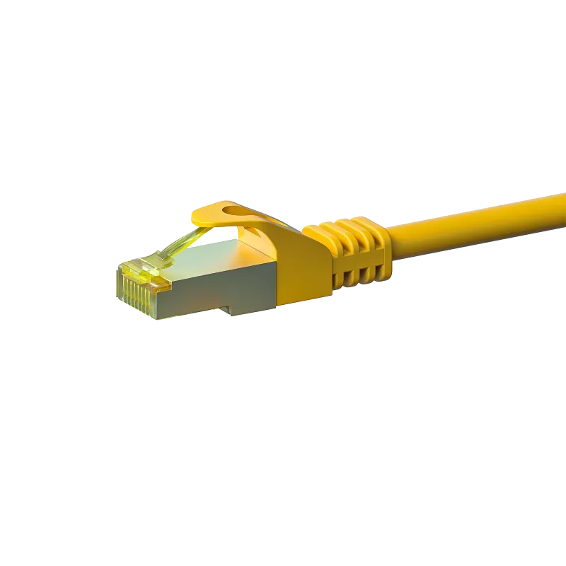 DSIT Cat.7 S/FTP netwerkkabel RJ45 stekker naar RJ45 stekker, 5 m, geel