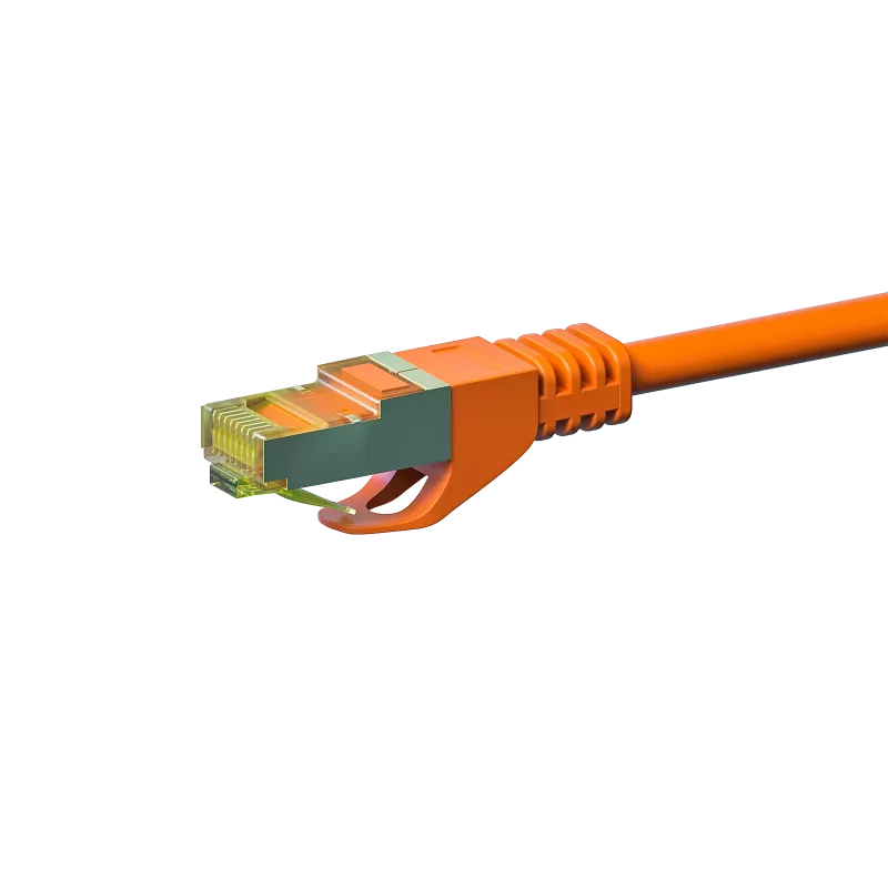 DSIT Cat.7 S/FTP PiMF RJ45 netwerkkabel, 5m, oranje