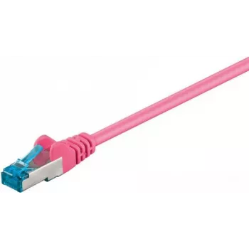 DSIT CAT 6a S/FTP LSOH patchkabel, 1m, roze