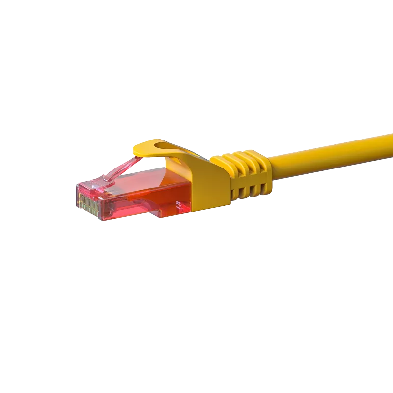 DSIT CAT6 U/UTP netwerkkabel, 3 m, geel, 100% koper (DC-67-030)