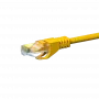 DSIT CAT 6 U/UTP netwerk-patchkabel, 2m, geel, CCA, RJ45, Gigabit Ethernet