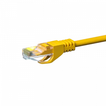 DSIT CAT 6 U/UTP netwerkkabel, 5 m, geel, CCA, RJ45, 1 Gbit/s, 250 MHz