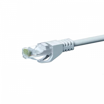 DSIT CAT5e U/UTP Ethernet-patchkabel, 0,25 m, wit, 100% koper, RJ45, Gigabit