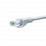 DSIT CAT5e U/UTP Ethernet-patchkabel, 0,25 m, wit, 100% koper, RJ45, Gigabit