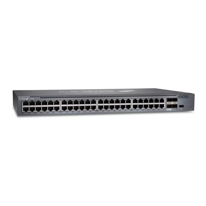 Juniper Networks EX4000-48T 48-poorts 10/100/1000 L3 beheerde switch met 10G-uplinks