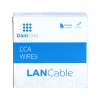 DSIT CAT5e F/UTP 50m flexibele grijze CCA-netwerkkabel op spoel (DC-FTP5CCA50-GRY)