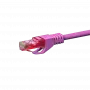 DSIT CAT6 U/UTP netwerkkabel, 0,50 m, roze, 100% koper (DC-69-005)