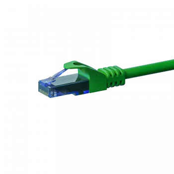 DSIT CAT6a U/UTP 100% koper ethernet-patchkabel, 1 m, groen