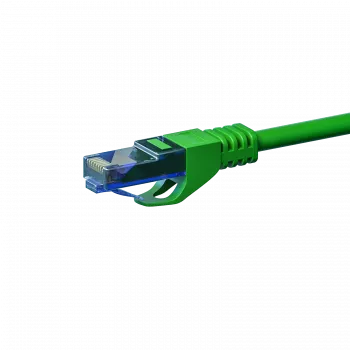 DSIT CAT6a U/UTP 100% koper ethernet-patchkabel, 1 m, groen