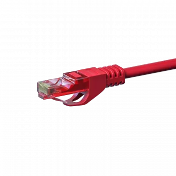 DSIT CAT6 netwerkkabel 100% koper - U/UTP - 1,50 m - rood (DC-65-015)