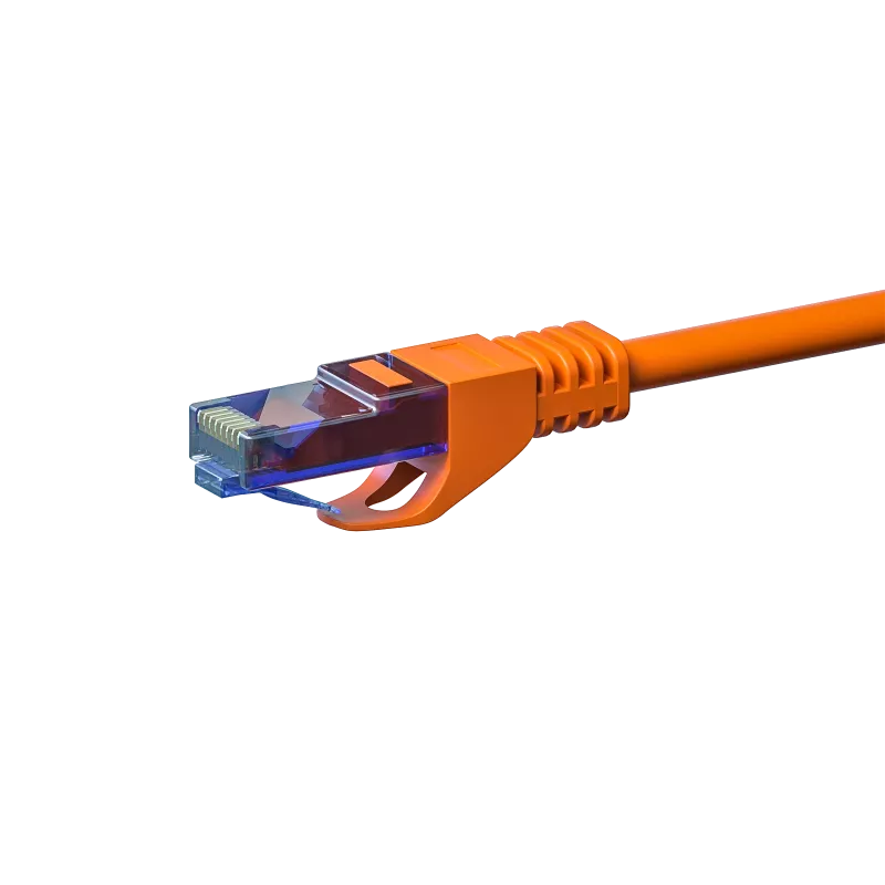 DSIT CAT6a netwerkkabel 100% koper - U/UTP - 5 meter - oranje (DC-U6A6-050)