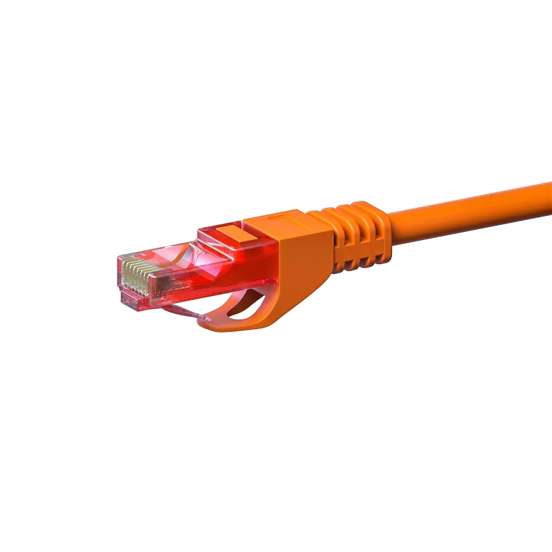 DSIT CAT6 netwerkkabel 100% koper - U/UTP - 2 meter - oranje (DC-66-020)
